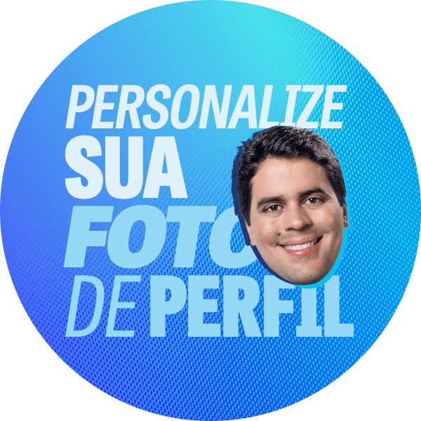 Personalize sua foto de perfil